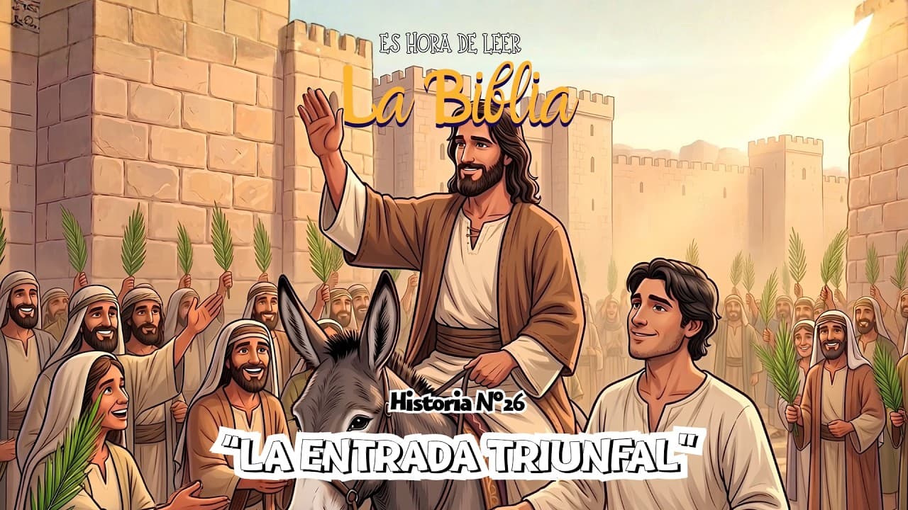 Hora de Leer la Biblia | Serie: La Vida de Jesús | Episodio 26: La Entrada Triunfal